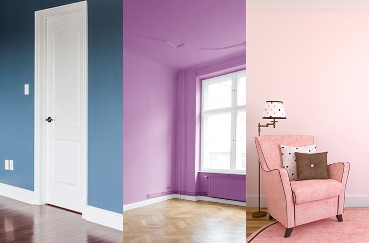 Blue, Violet, and Pink Room Inspiration