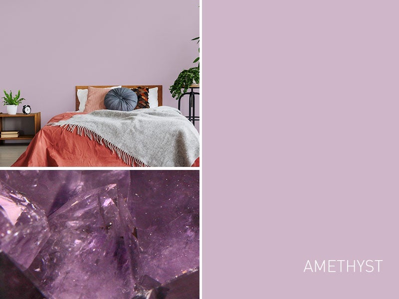 Paint color amethyst swatch