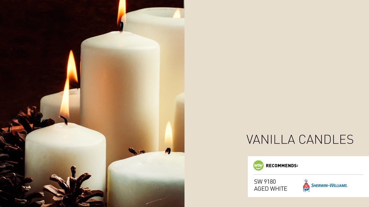 12 Colors of Christmas Day 10 Vanilla Candles