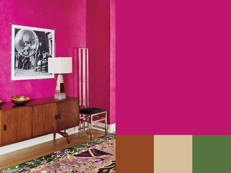 August 2018 MAGENTA WOW 1 DAY PAINTING