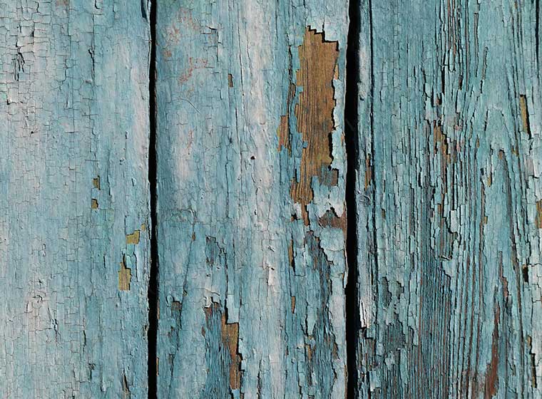 "Painting chipping off wood siding"