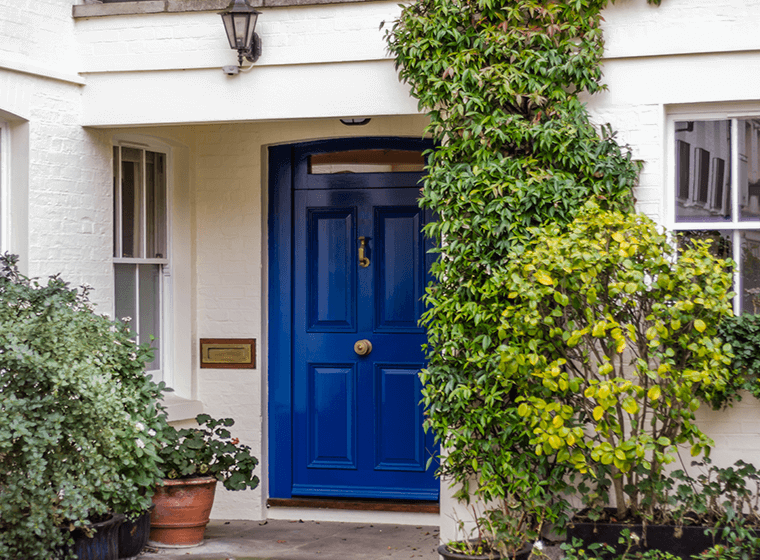 Royal Blue Door