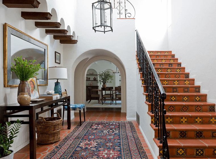 Warm Spanish Style Interior Home 