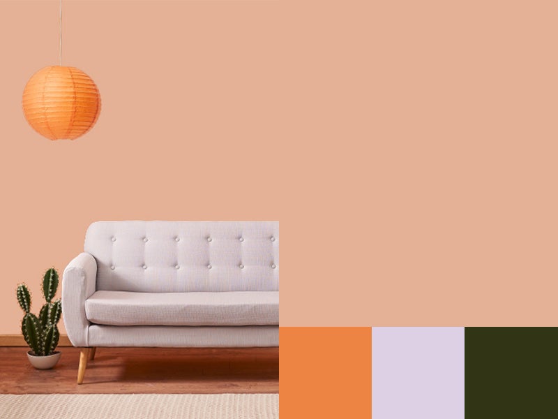 Light orange colour for on sale wall