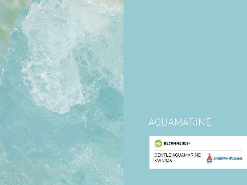 "Aquamarine Swatches from Sherwin-Williams"