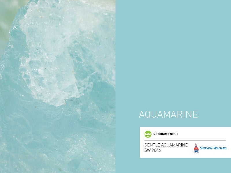 Aquamarine Swatches Aquamarine Swatches from Sherwin-Williams