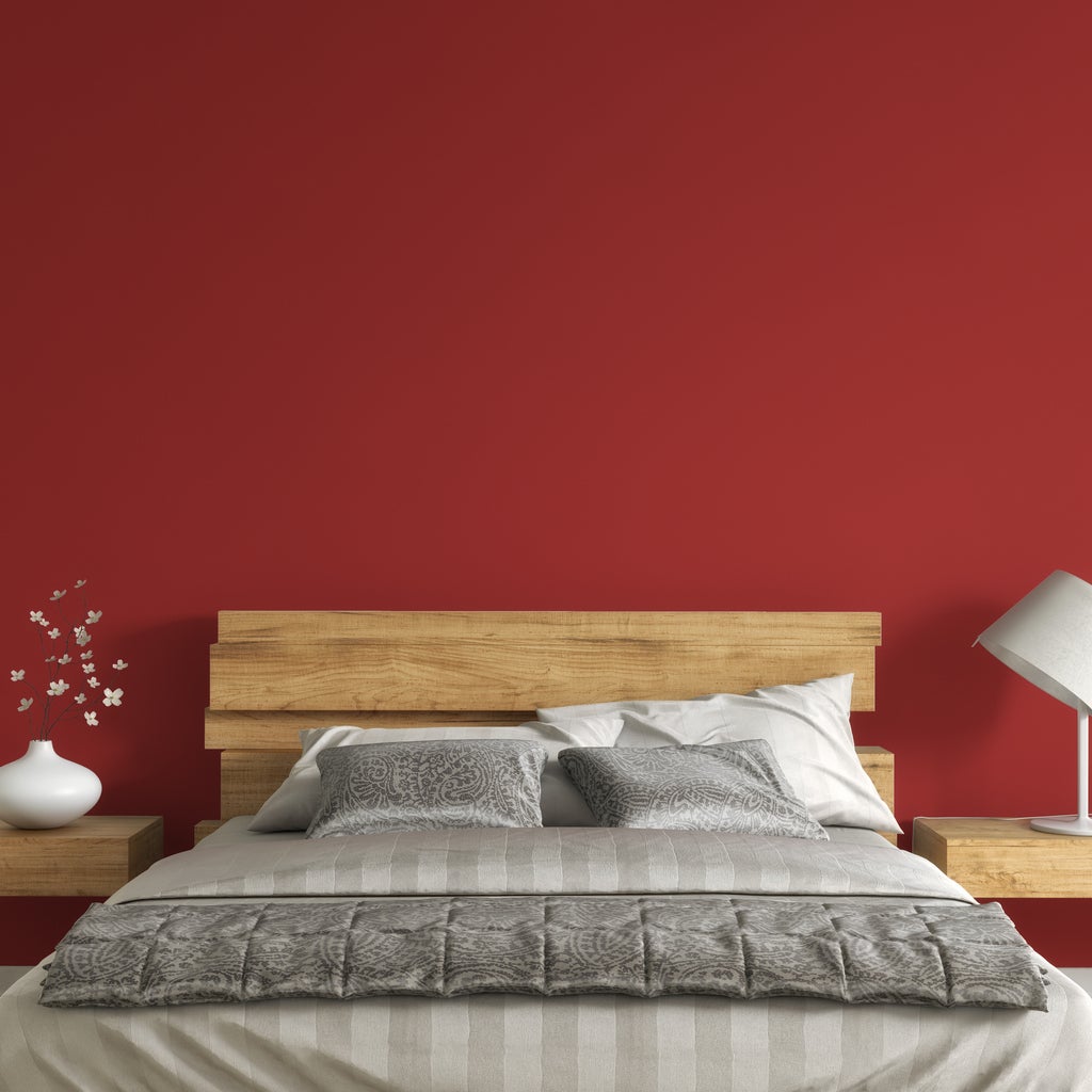 Red Paint in Bedroom