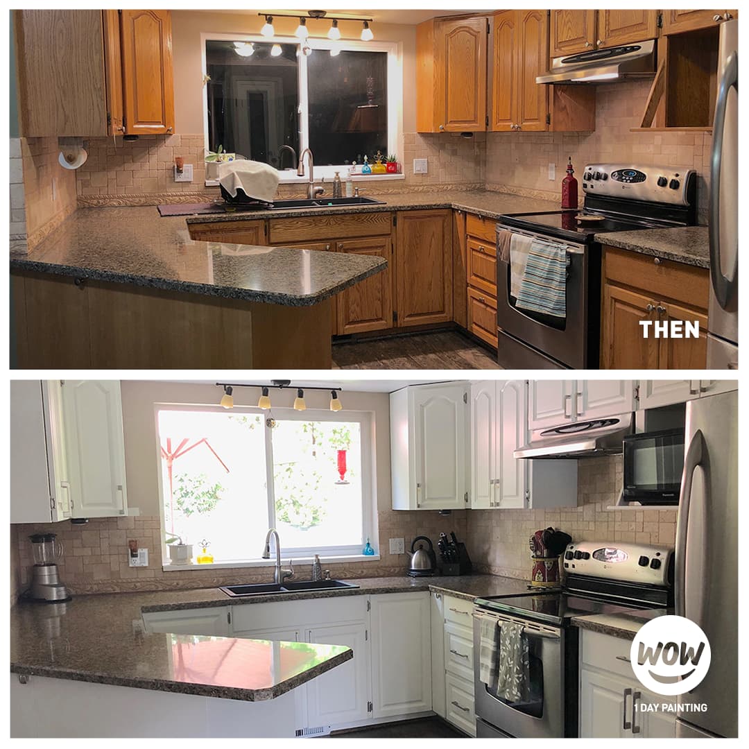 Featured image of post Professional Kitchen Cabinet Painting / Pack a punch with freshly painted kitchen cabinets.