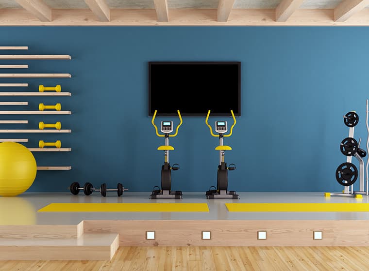 Blue Home Gym