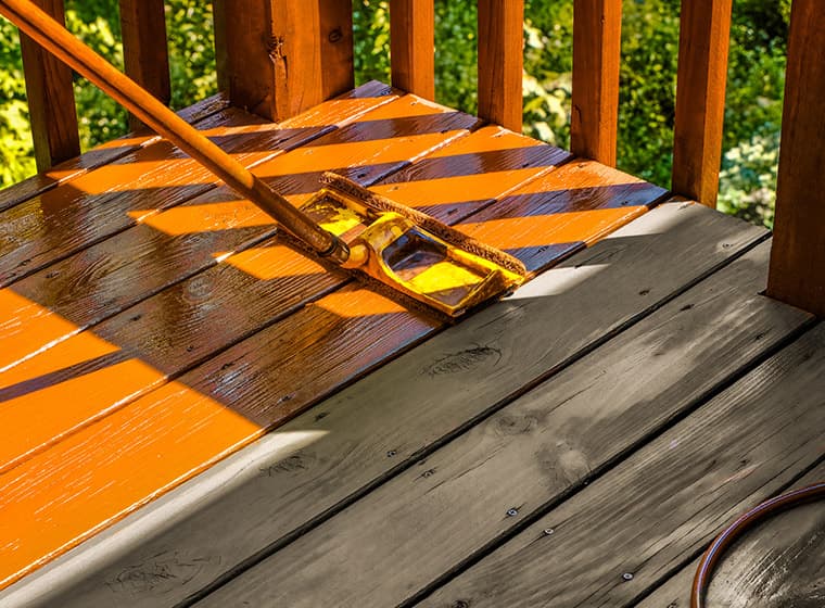 Repainting Wooden Deck or Porch