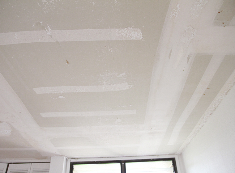 Paint over popcorn ceiling