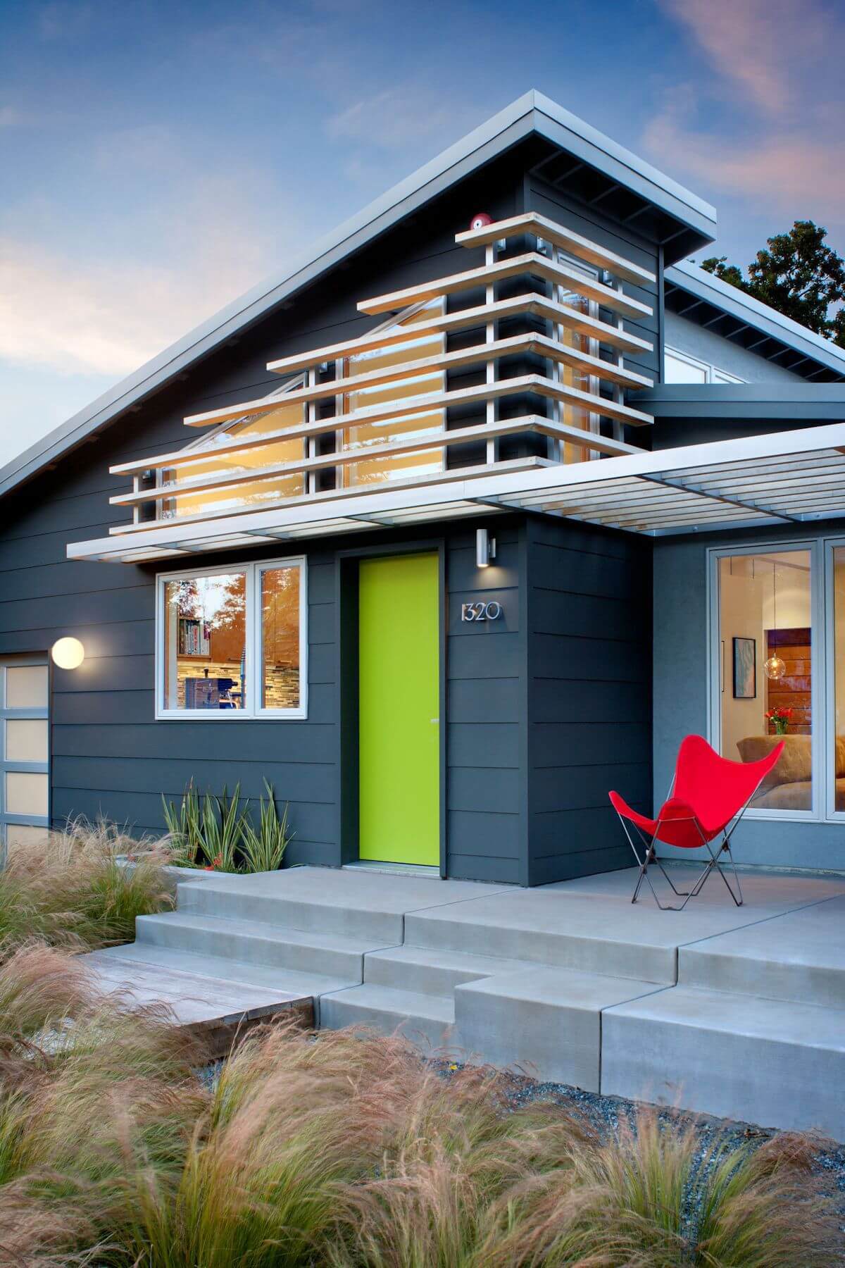 Indigo and Green Home