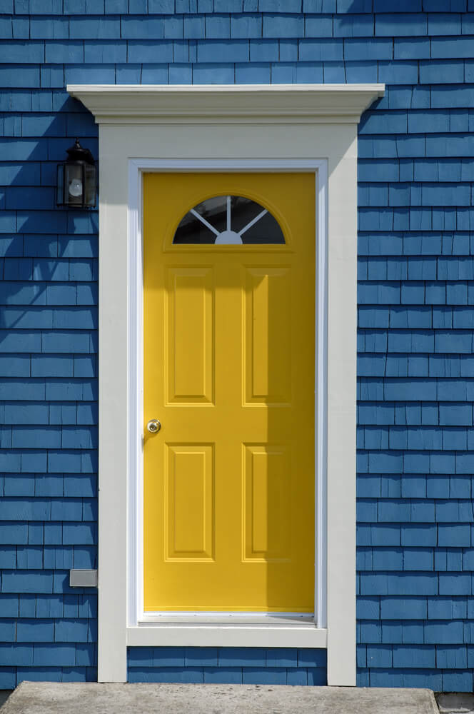 Indigo and Yellow House