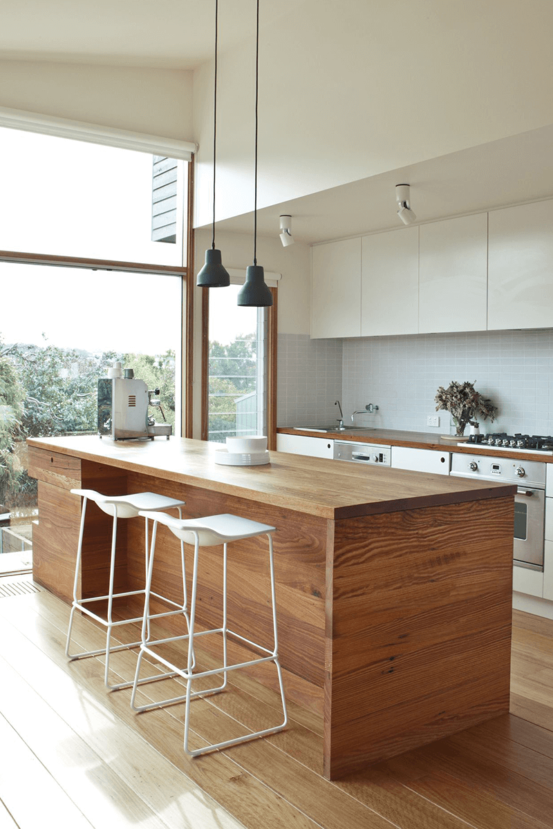 Wooden Kitchen Island