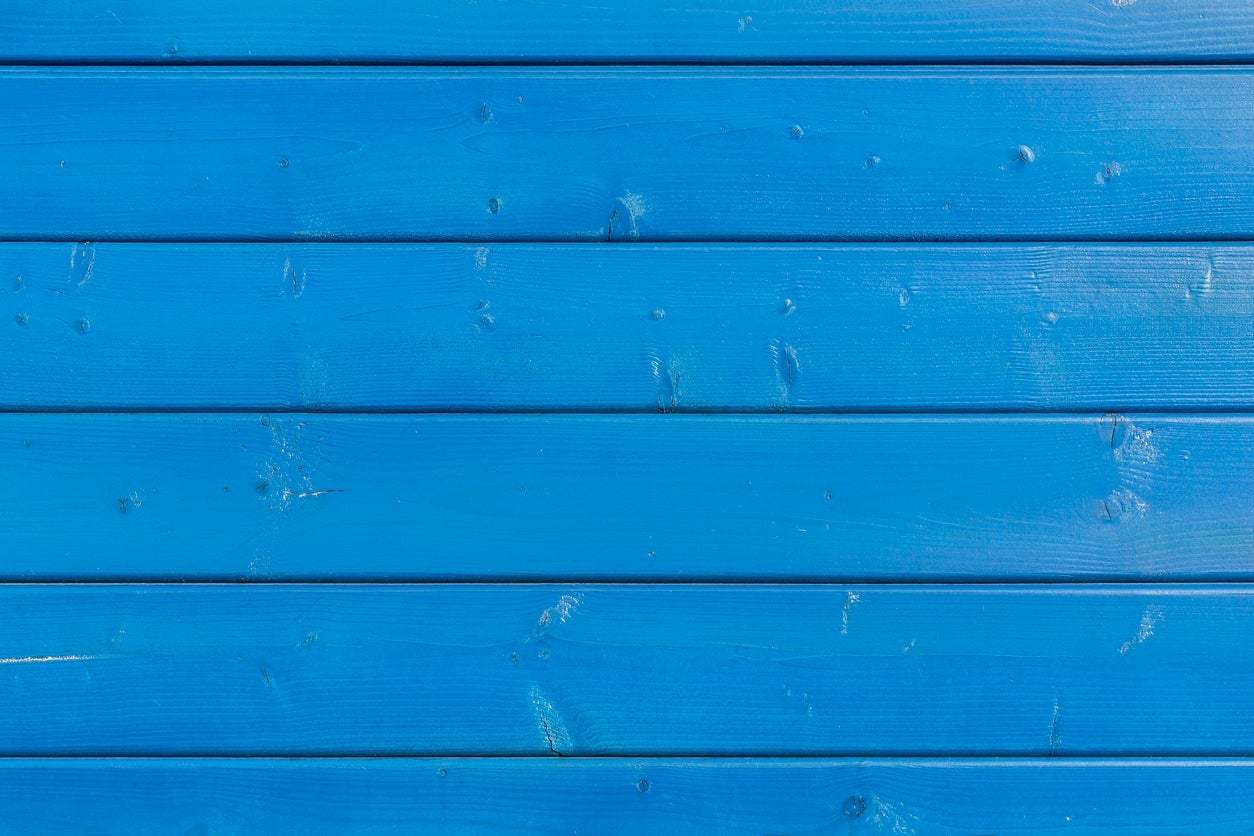 Blue Painted Wall