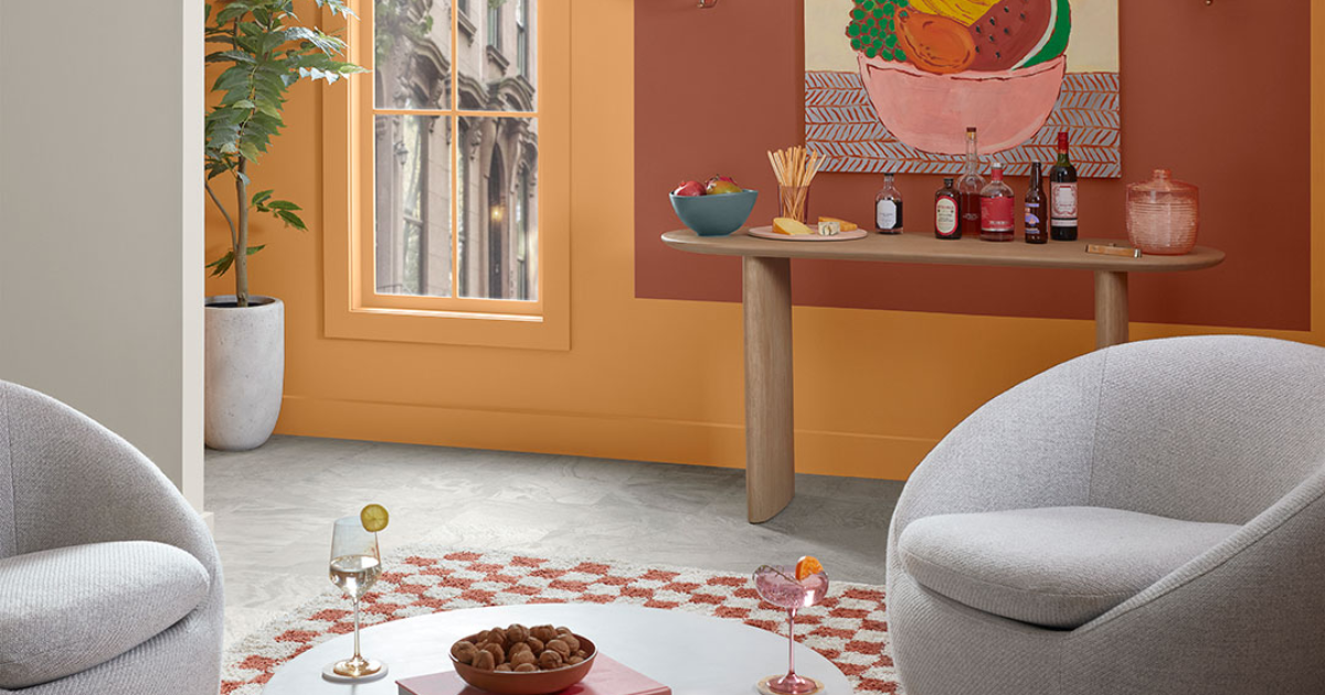 Color of the Month - August 2024 - Bakelite Gold - Sherwin Williams - WOW 1 day Painting