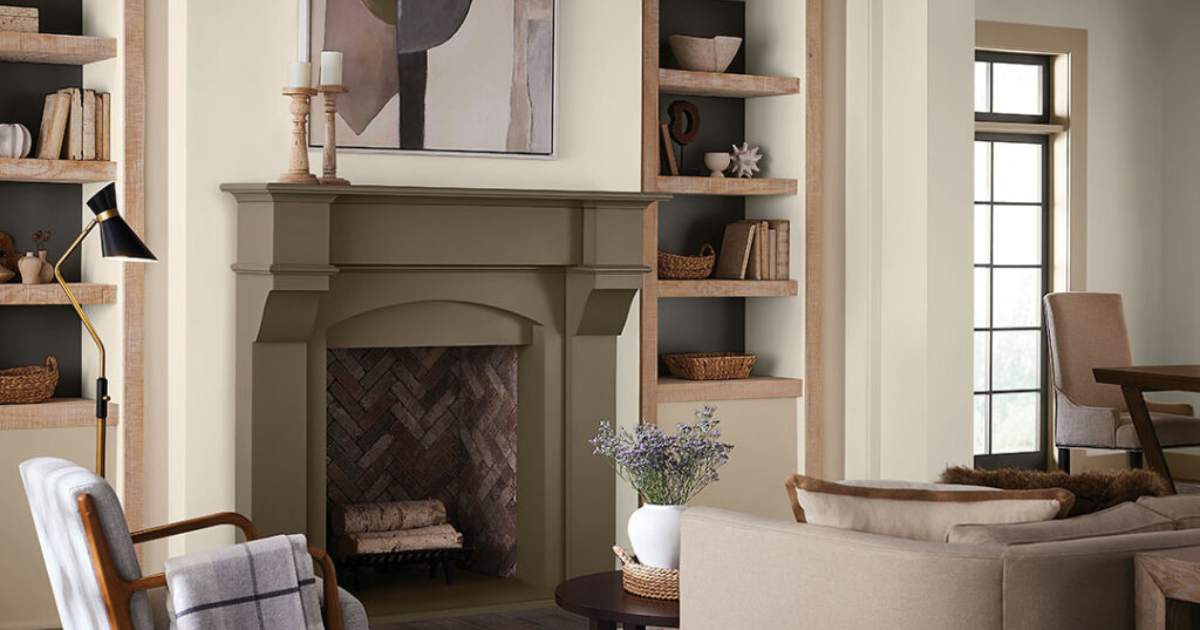 Kestrel White - Fireplace