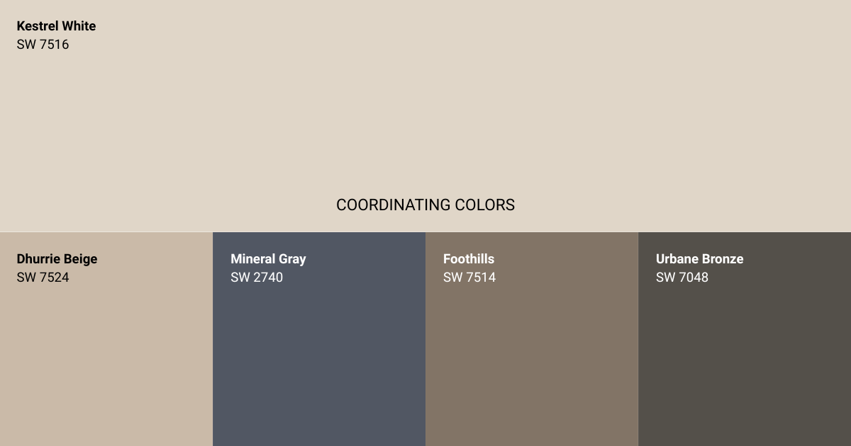 Kestrel White - Palette 