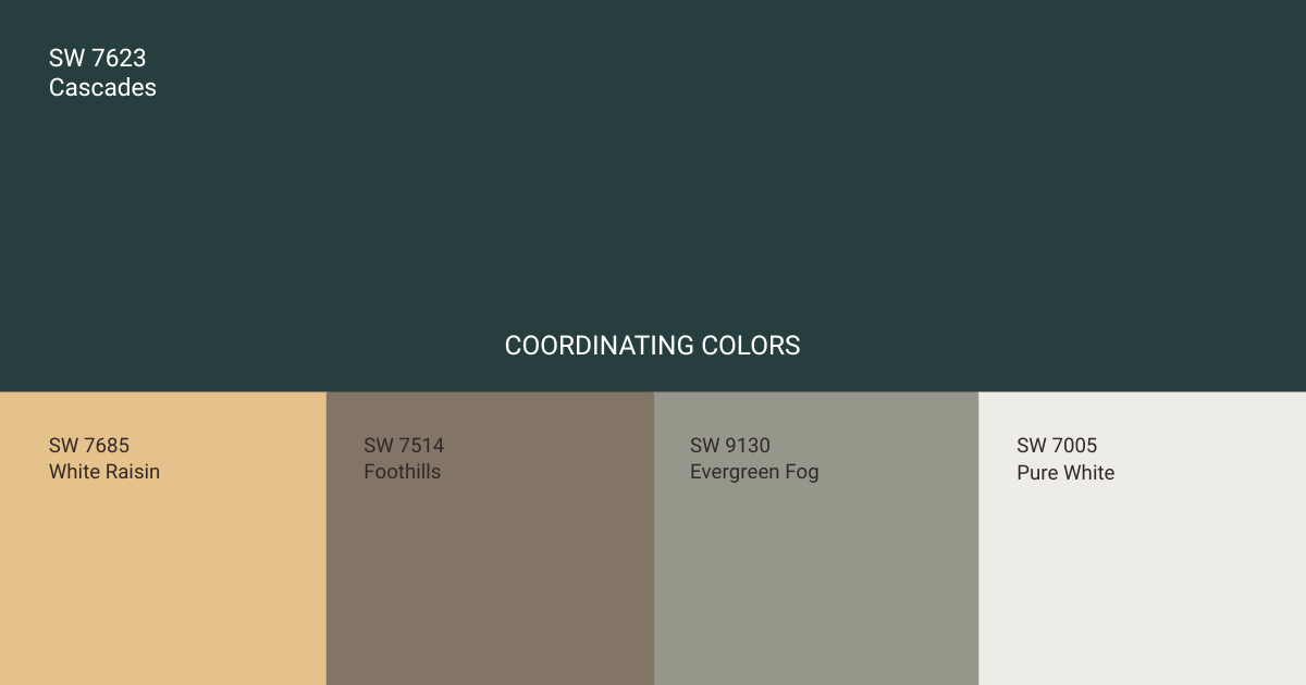 Cascades - Coordinating Colors