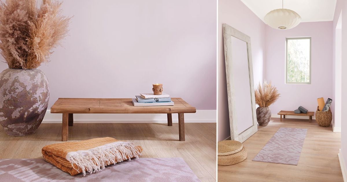 Color of the Month, Wow 1 Day Painting, April 2024: Wallflower, Soft Purple Walls