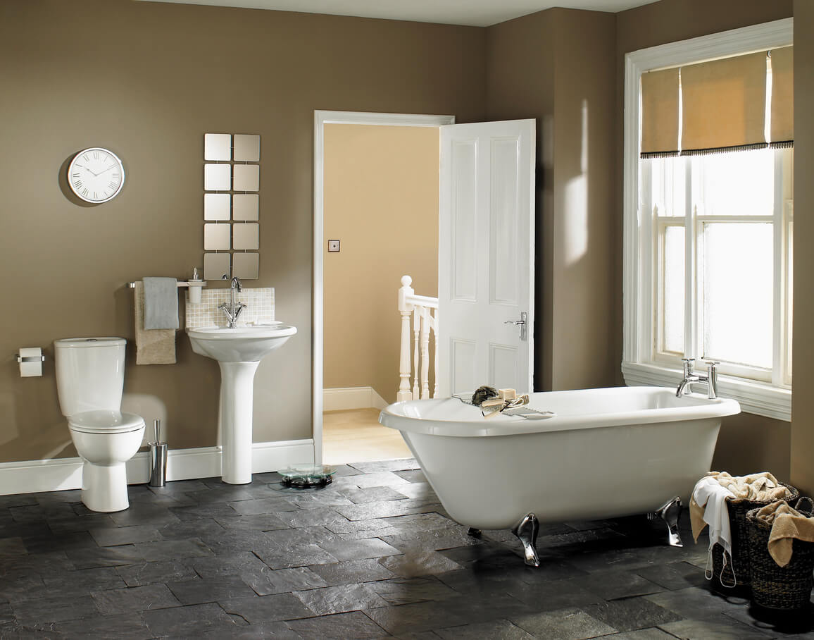 taupe bathroom color