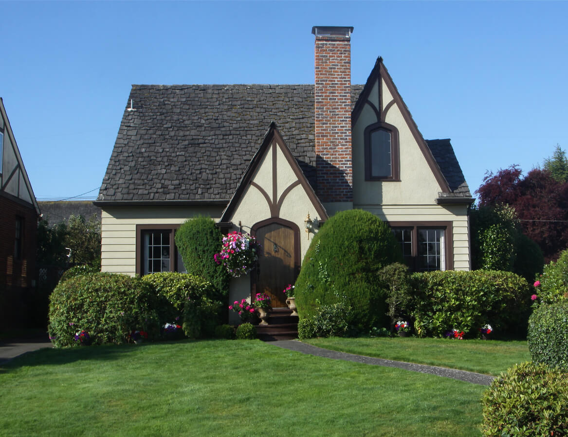 tudor style home