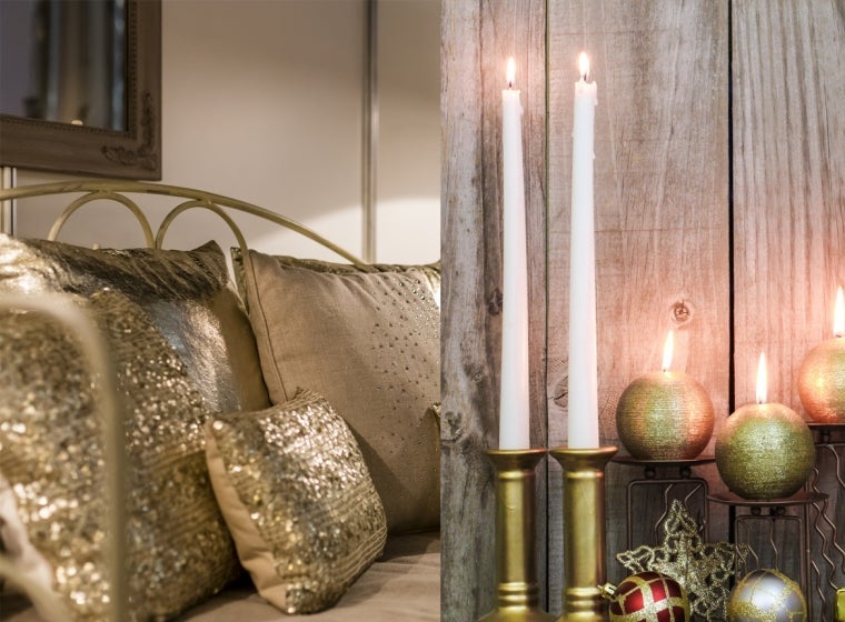 Gold Inspired Holiday Decor