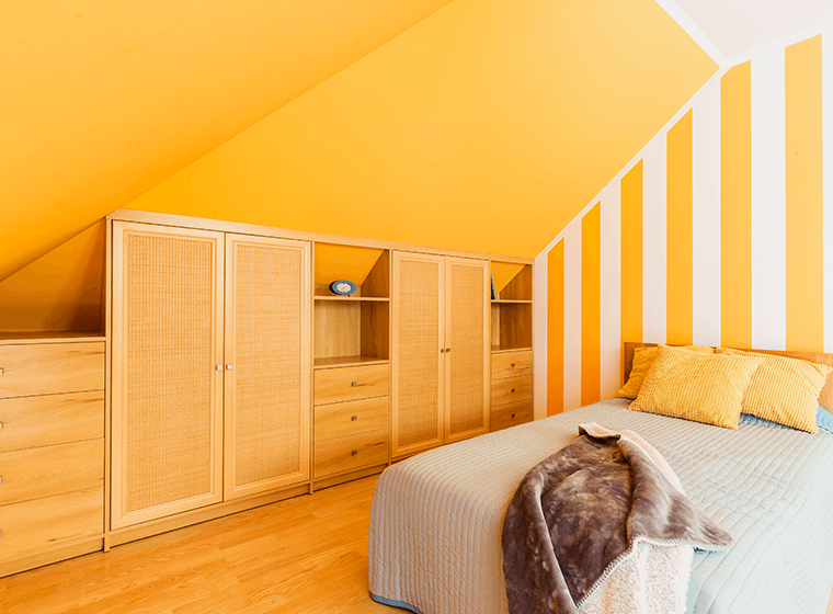 Bright Yellow Bedroom
